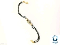 Gold plated Hand Mangalsutra/Bracelet - Alloy, Charm, Multipack :1